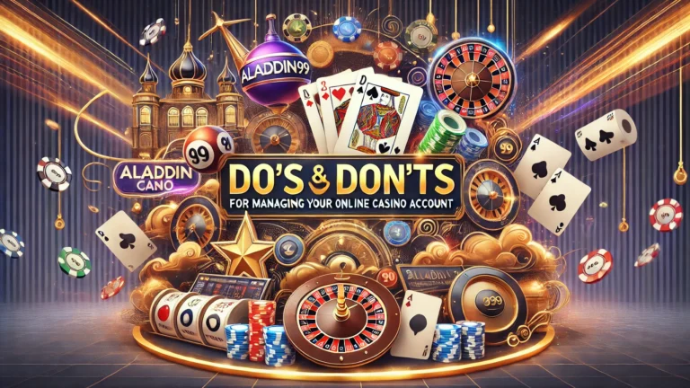Do’s and Don’ts for Managing Your Aladdin99 Account