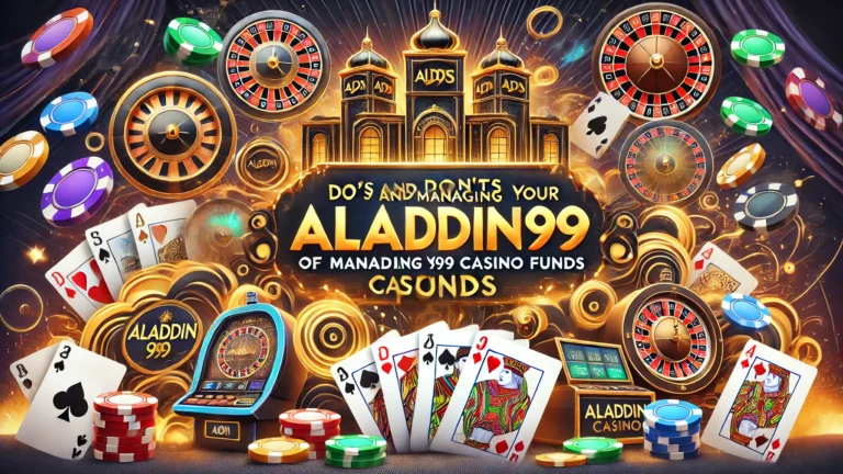 Managing Your Aladdin99 Casino Funds