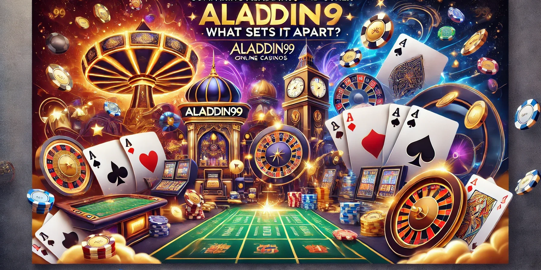 Comparing Aladdin99 with Other Online Casinos