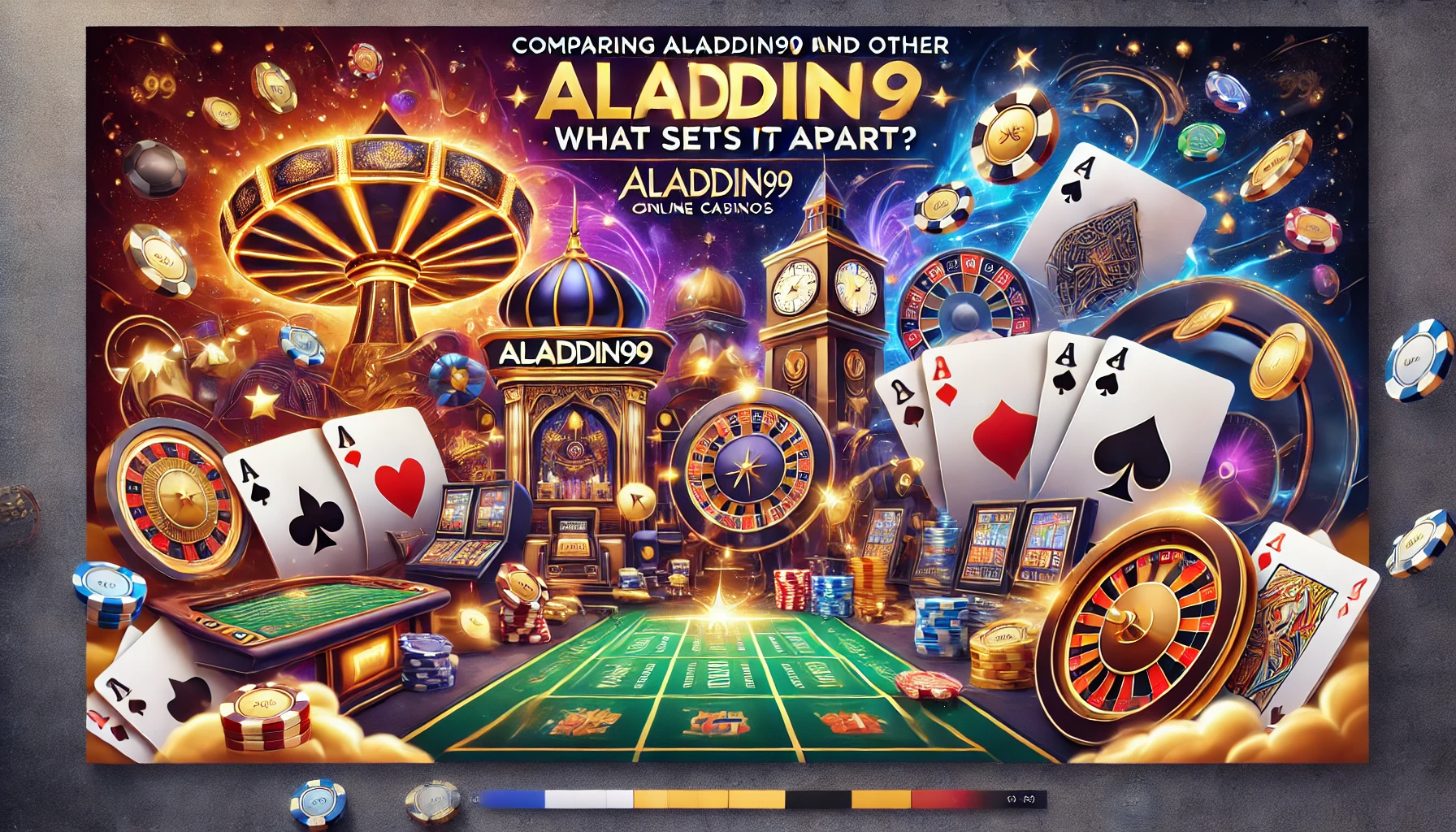 Comparing Aladdin99 with Other Online Casinos