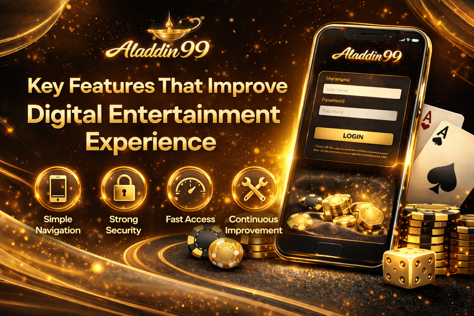 Golden allure of Aladdin99 features Golden allure of Aladdin99 features